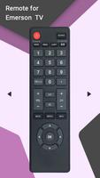 Remote for Emerson TV Affiche