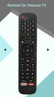 Remote for Hisense TV Cartaz