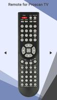 Remote for Proscan TV Affiche