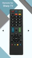 Remote for Sharp TV Cartaz