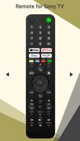 Remote for Sony TV Affiche