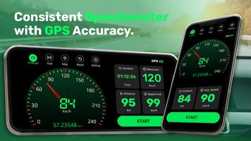 GPS speedometer & HUD Odometer poster