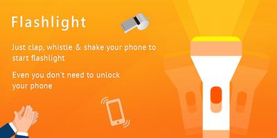 Flashlight LED - Whistle & Shake Flashlight On Off Affiche