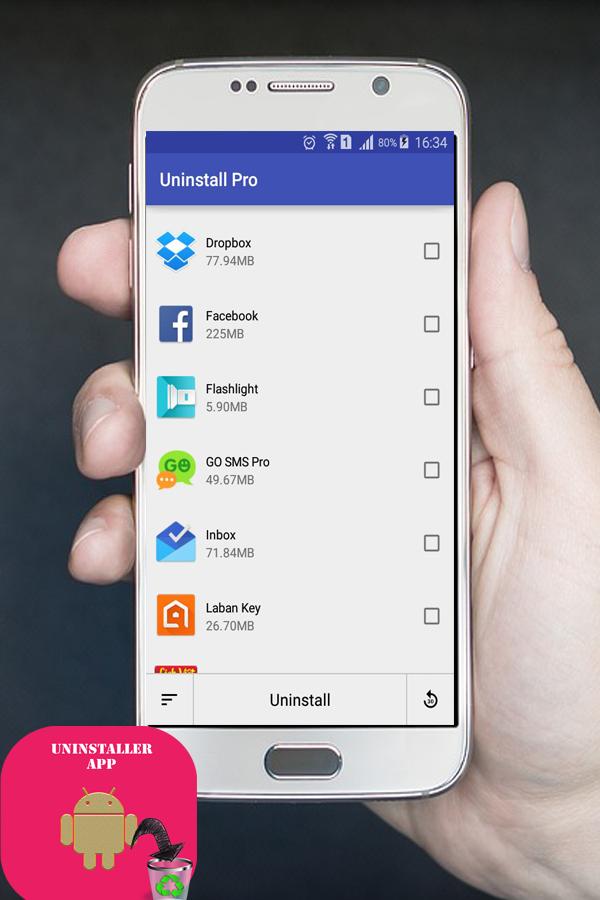 Приложение для удаления приложений с телефона