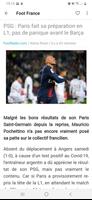 Actu PSG screenshot 1