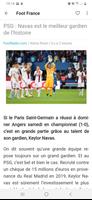 Actu PSG screenshot 2