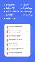 PDF Tools - Split, Merge, Compress & Watermark. تصوير الشاشة 1