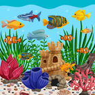 Solitaire Fish Shark آئیکن