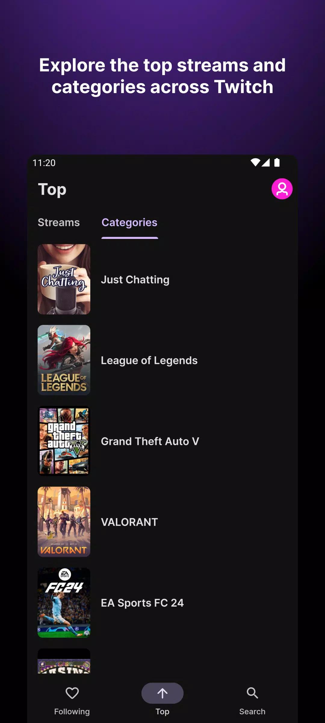 Twitch for Android - Download the APK from Uptodown