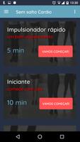 cardio sem saltos Cartaz