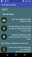 Plaster Mold Calculator ảnh chụp màn hình 2
