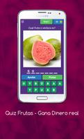 Quiz Frutas - Gana Dinero real постер
