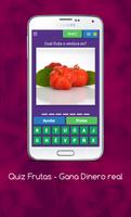 Quiz Frutas - Gana Dinero real скриншот 2