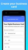QR Code Business Card poster