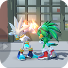 blue hedgehog beat 'em up icon