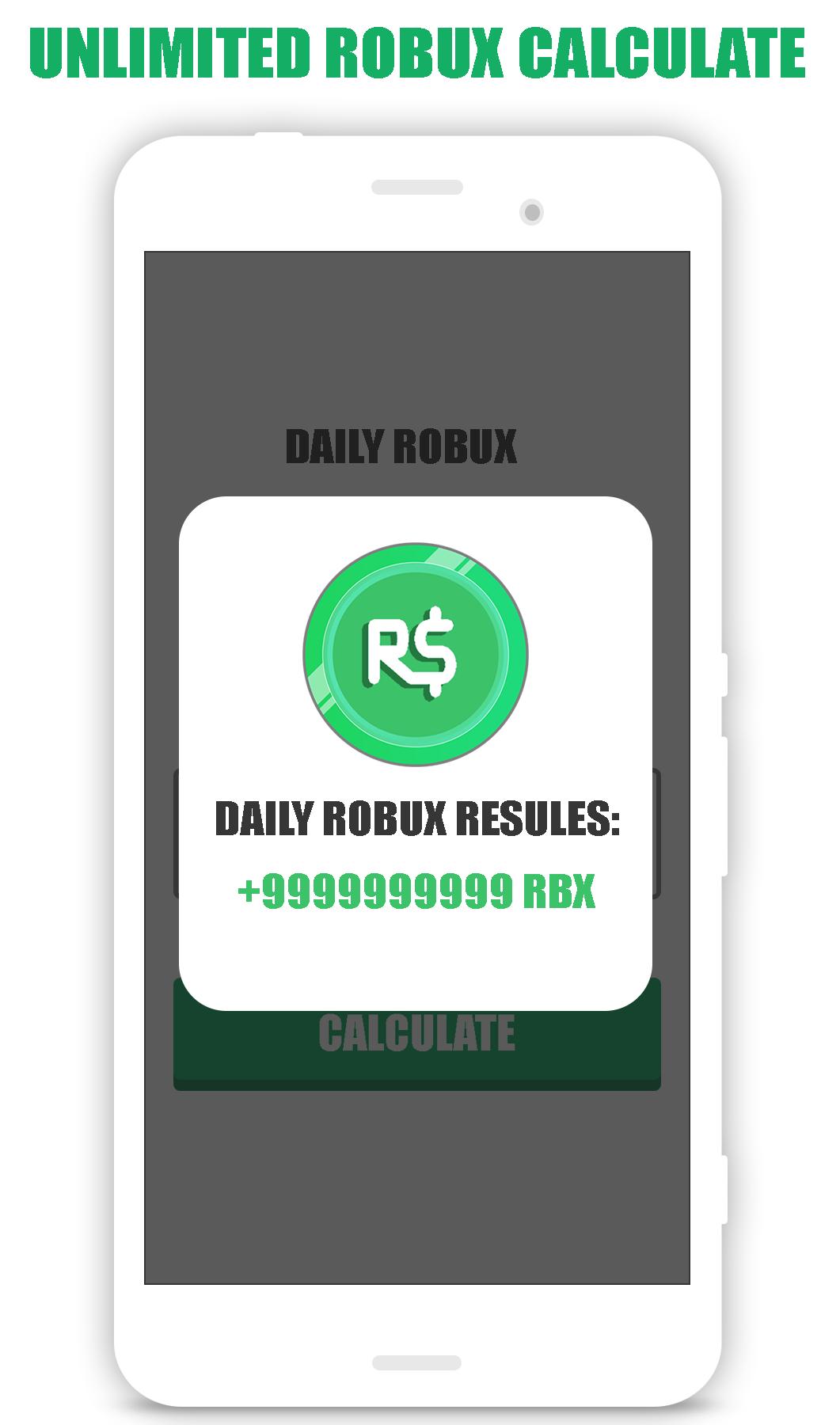 Free Robux Calculator For Roblox For Android Apk Download