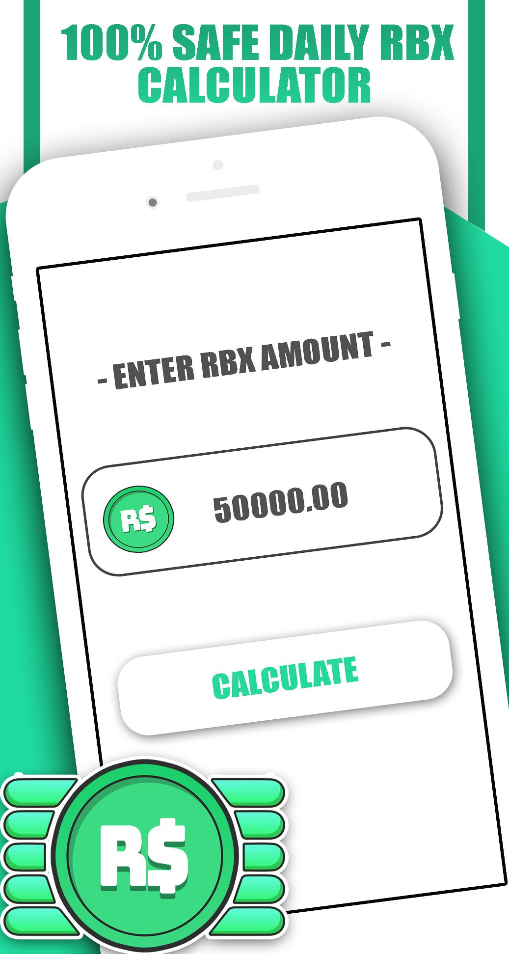 Free Rbx Calculator Daily Free Robux Counts For Android Apk