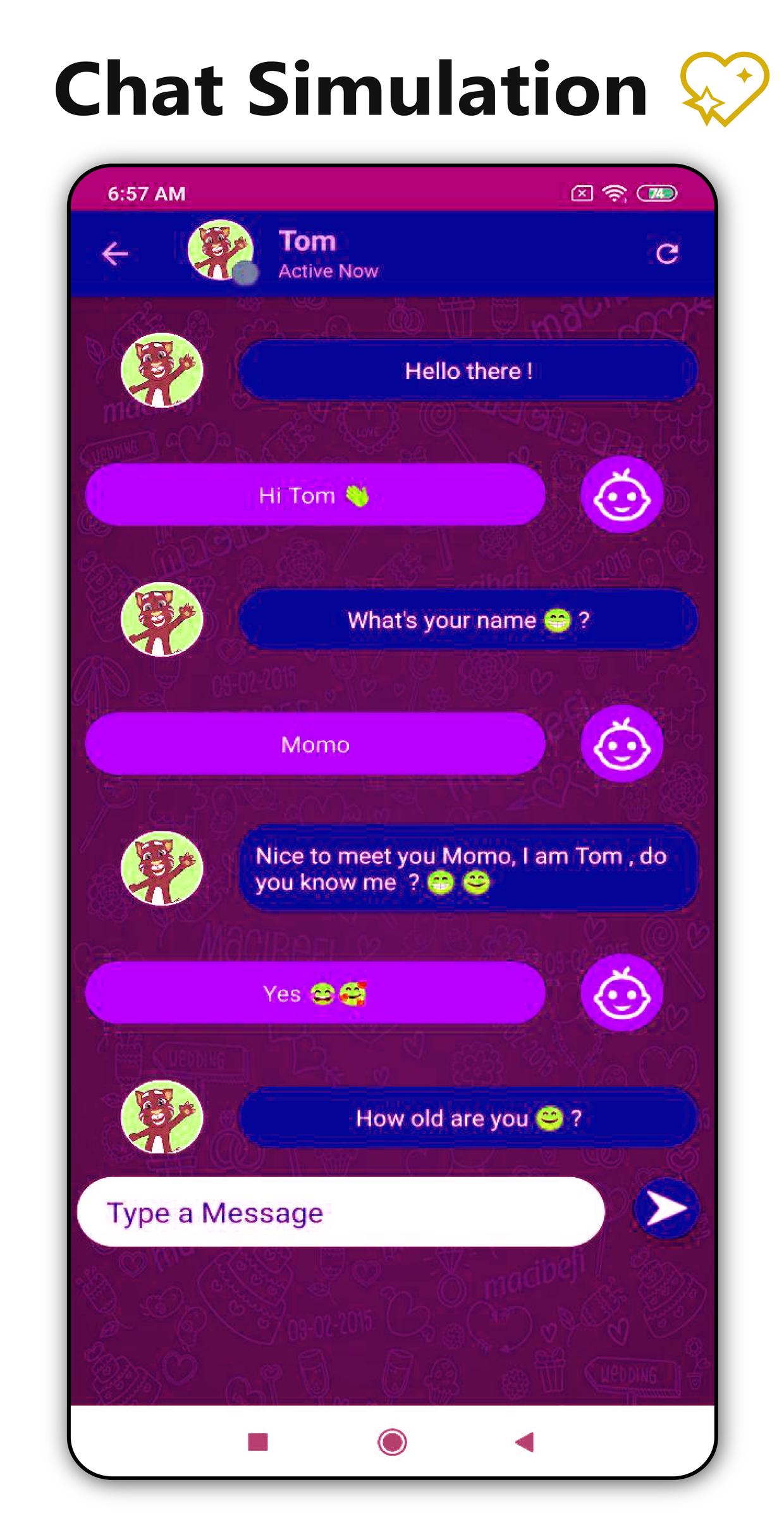 Call from 📱 tom-cat video call & talk +chat for Android - APK Download