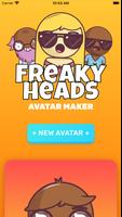 پوستر Freaky Heads! Free Cartoon Avatar Creator