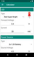 ตัวต้านทาน LED - เครื่องคิดเลข โปสเตอร์