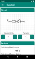 ตัวต้านทาน LED - เครื่องคิดเลข ภาพหน้าจอ 2