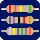 Código de cores do resistor ícone