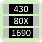 Código de resistencia SMD icono