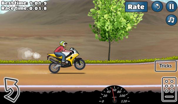 Pop wheelie dan jangan biarkan roda depan menyentuh tanah Wheelie Challenge v1.47