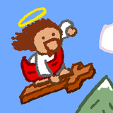 Snowboarding Jesus icon