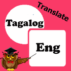 Icona Tradurre L'inglese In Tagalog