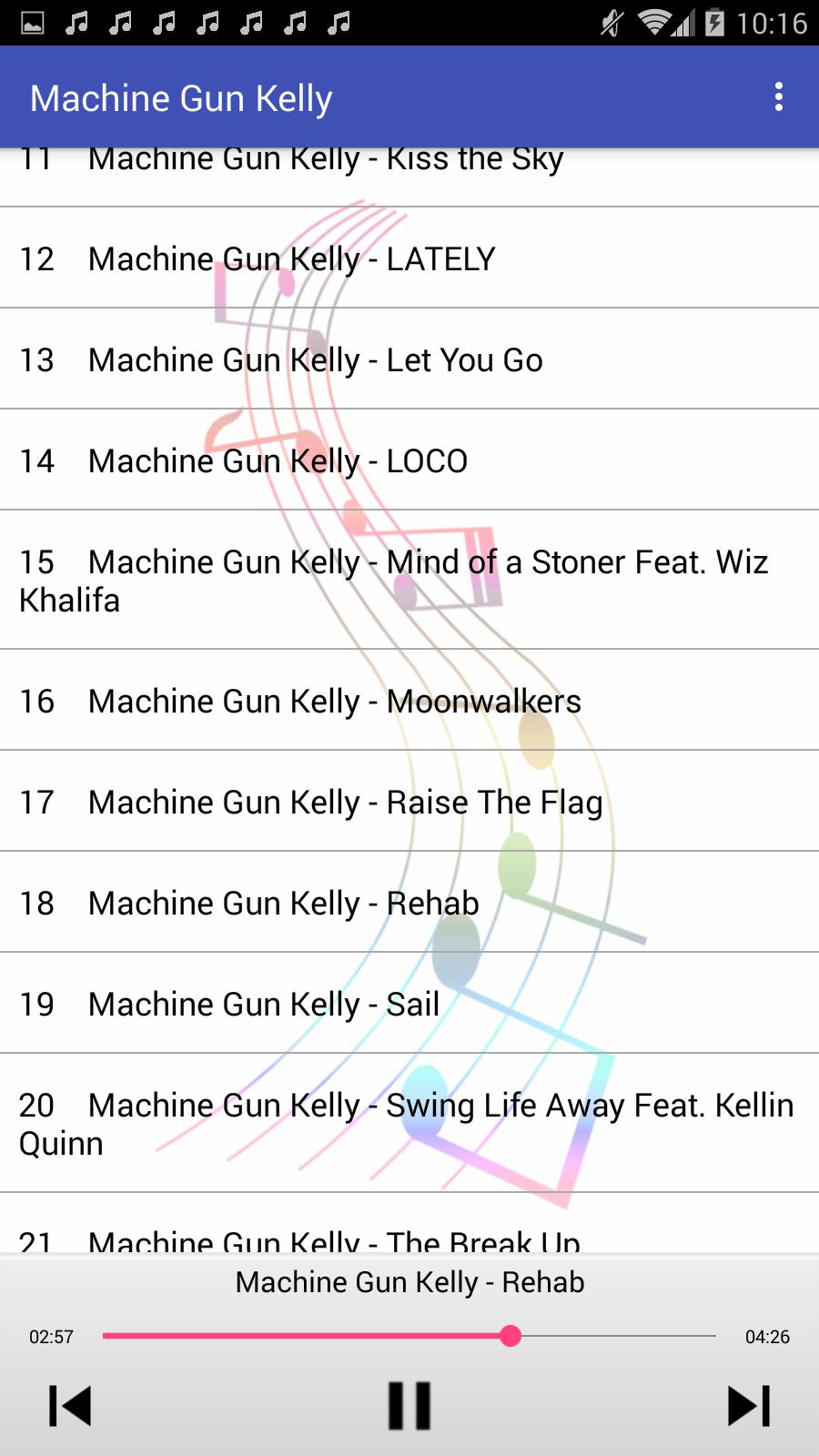 Machine Gun Kelly MP3 Music Songs APK for Android Download
