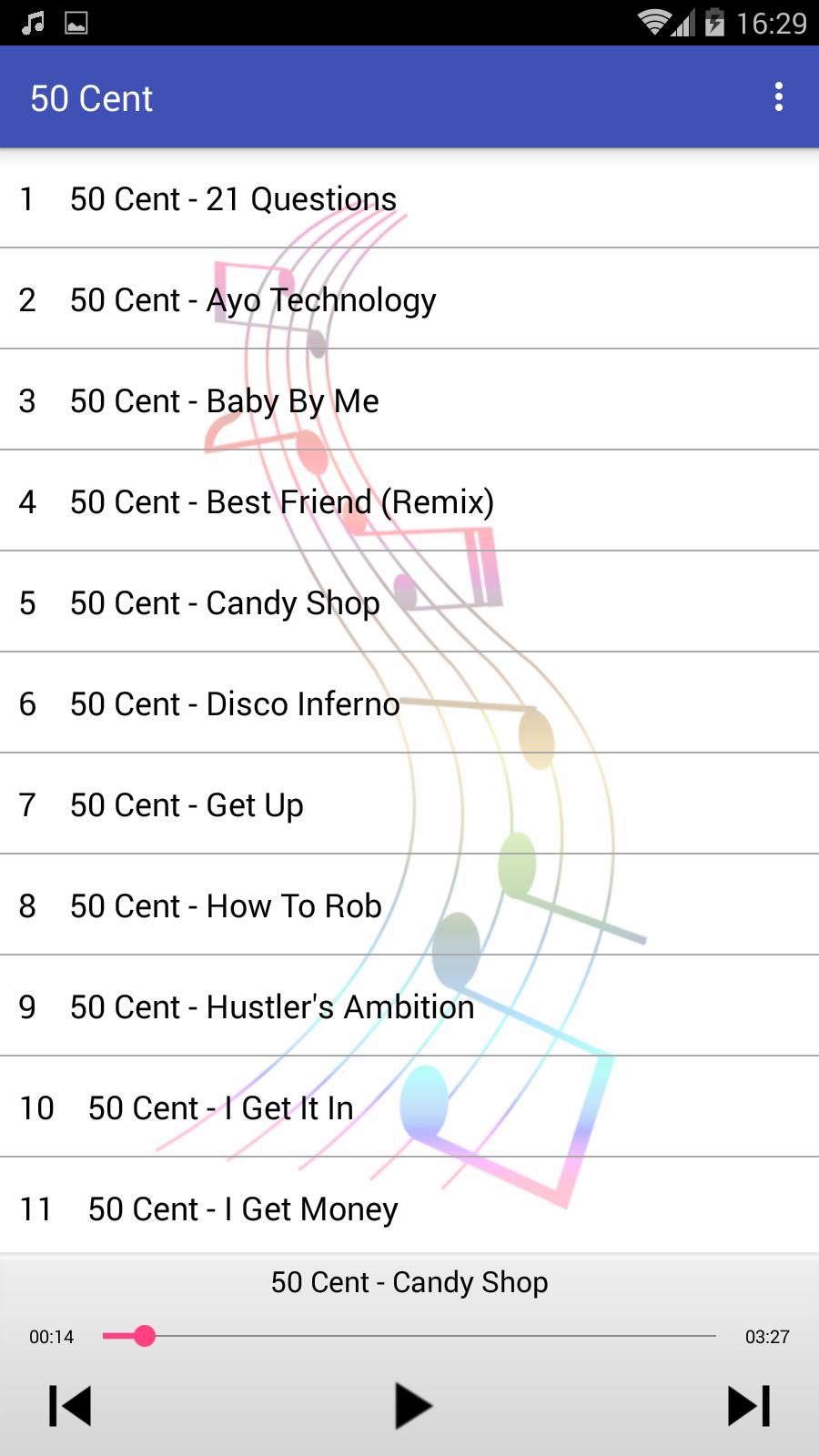 Cent mp3 50 songs 50 Cent