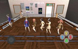 High School Gandere Girl Sim Screenshot 1