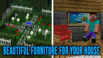 Be Furniture Mod for MCPE Affiche