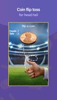 Coin Flip Toss for Head/Tail Poster