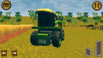 Real Farming Simulator 3D-Tractor Transport Games Affiche