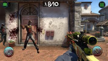 Zombie Frontier Sniper 3D 2019:FPS Shooting Games Screenshot 1