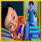 Johny Johny Yes Papa : Offline Videos icône