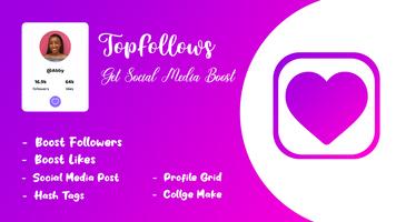TopFollows : Top Like & Follow โปสเตอร์