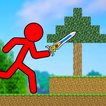 Red Stickman Parkour Fighter