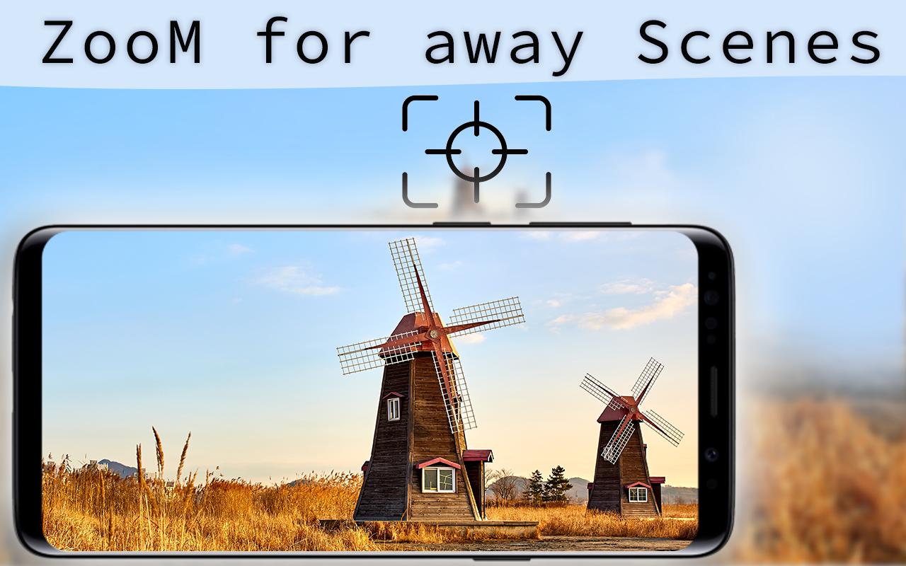 Mega Zoom Kamera Tinggi Zoom Teleskop Zoom Efek For Android