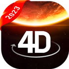 4D Live Wallpaper 4K/3D/HD icône