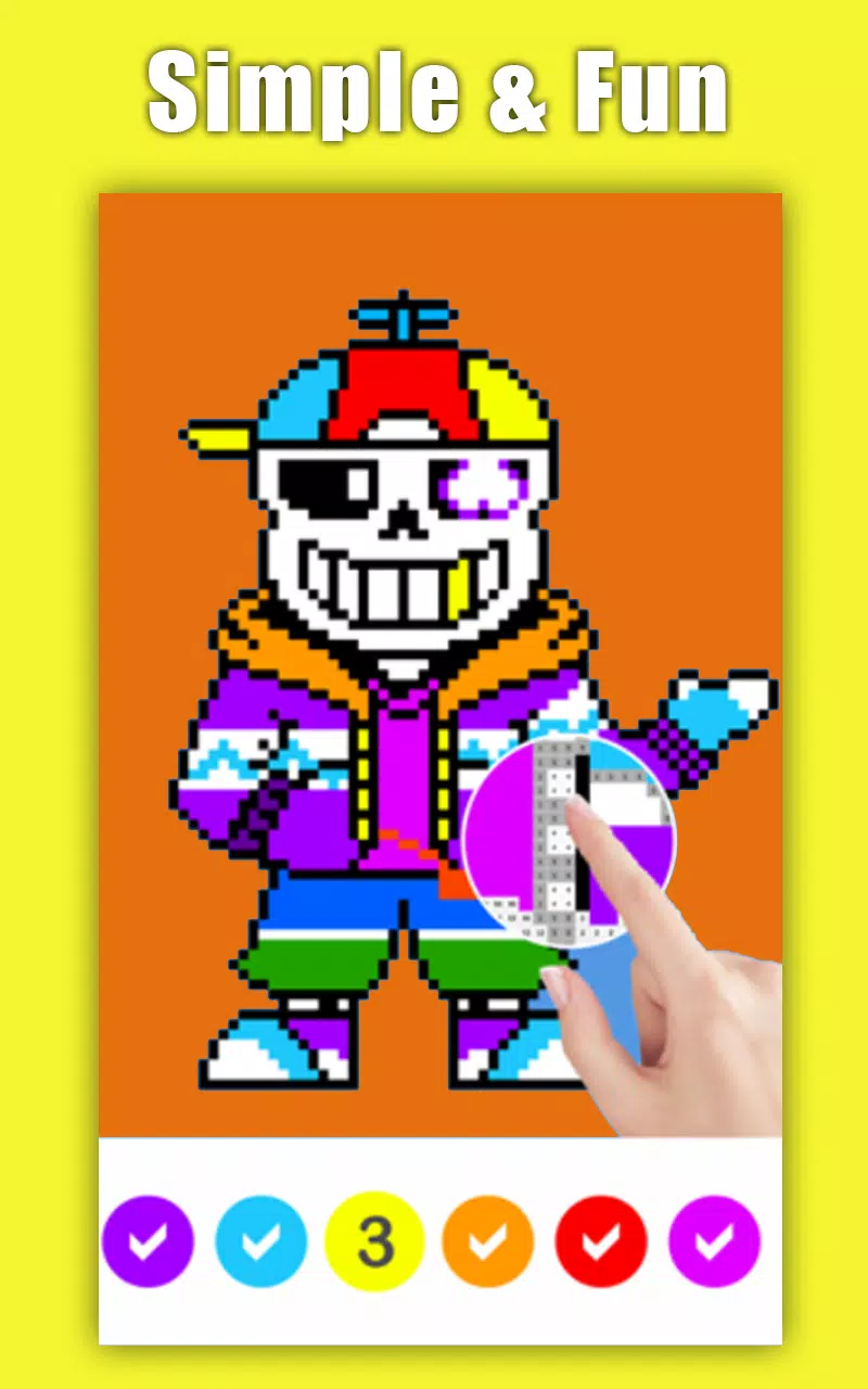 Sans pixel art