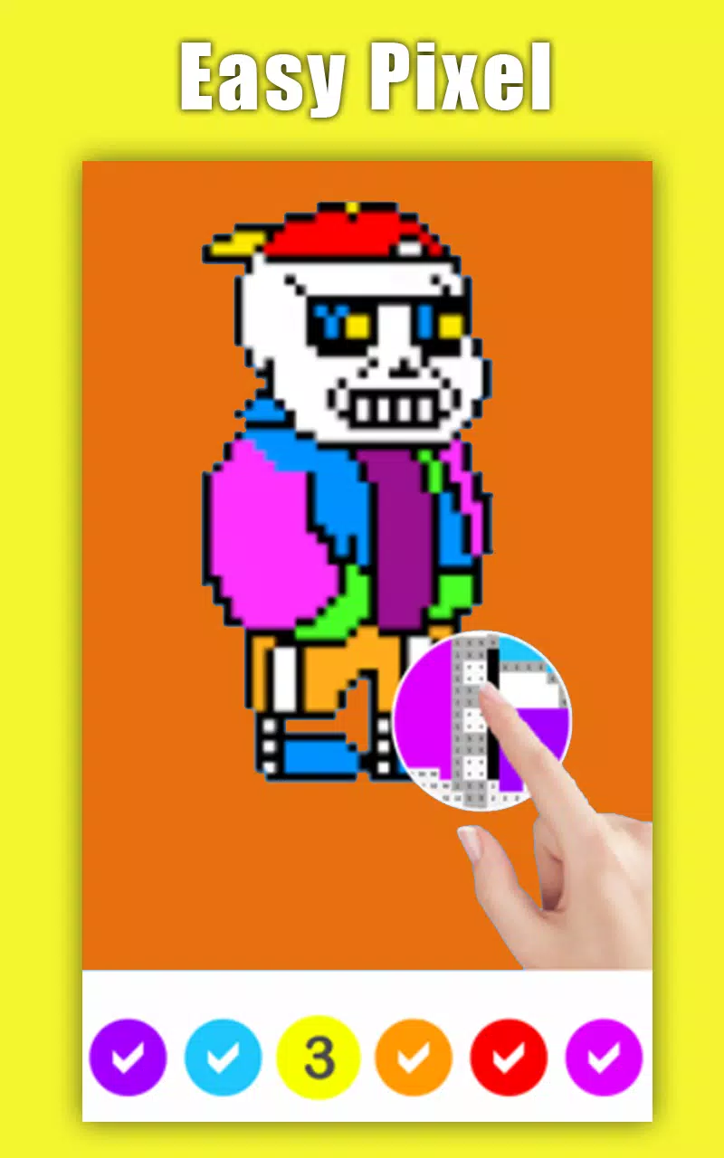 SANS pixel art  Glitchtale Amino