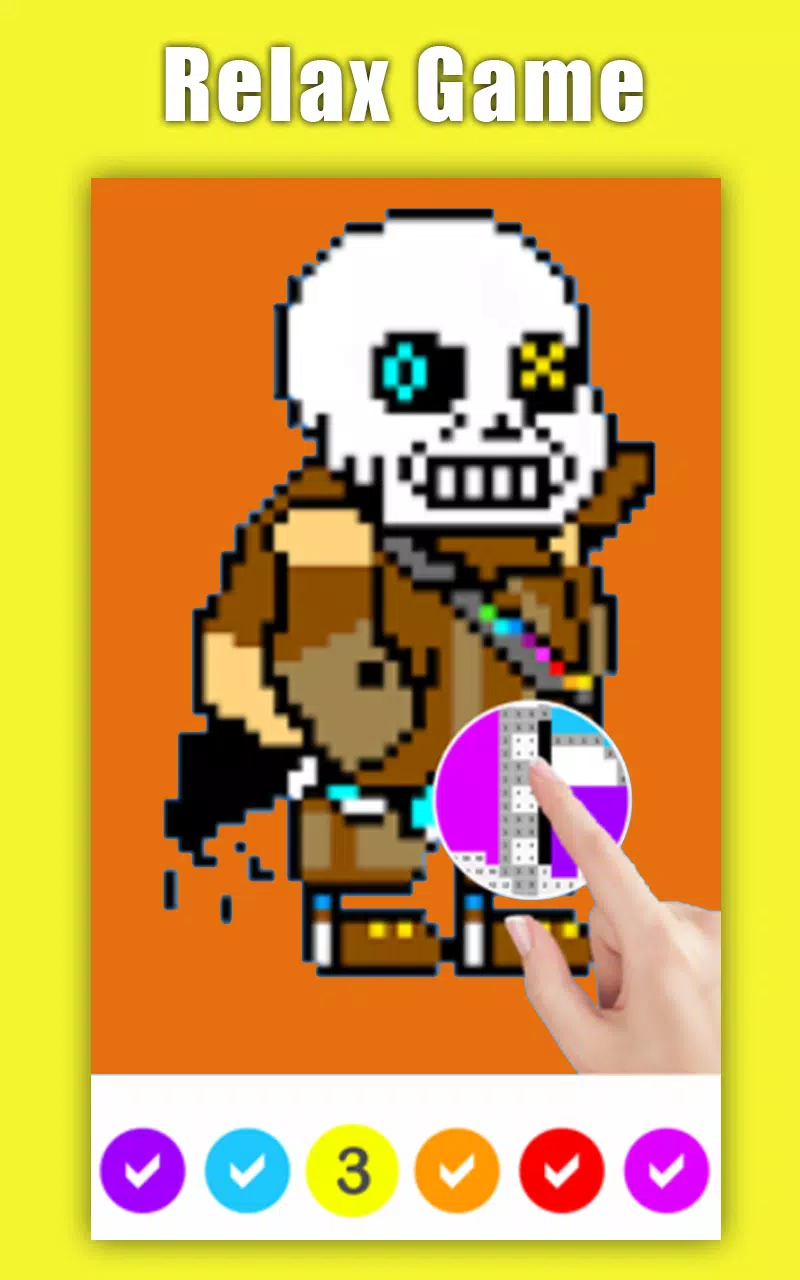 Ink sans pixel art