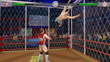 Cage Wrestling 2021: Real fun fighting screenshot 3