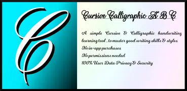Cursive Calligraphic ABC