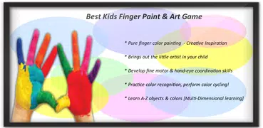Best kids finger paint doodle