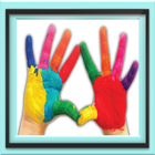 Best kids finger paint doodle icon