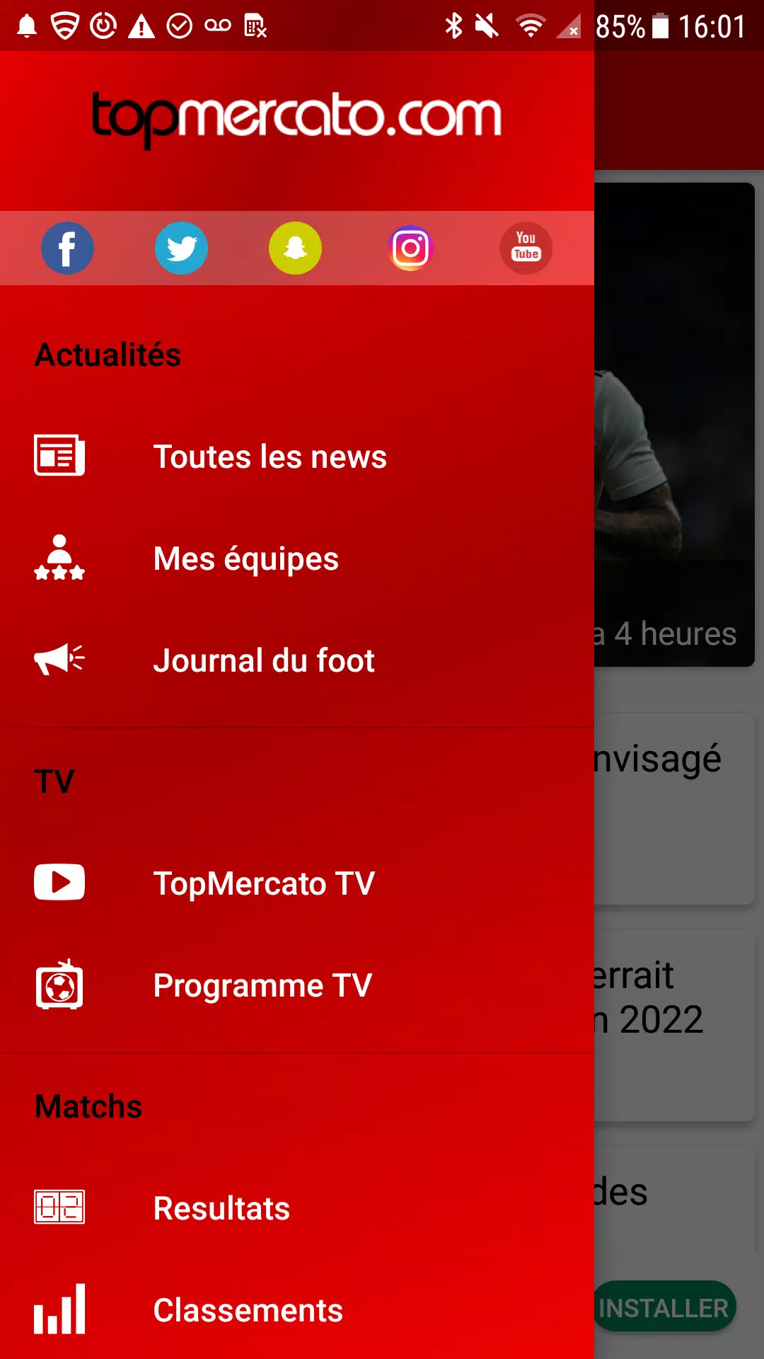 Top Mercato : actu foot APK for Android Download